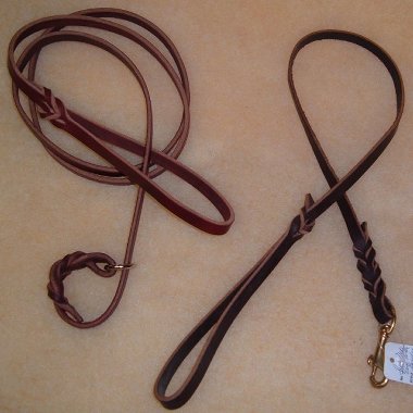 Leather leashes